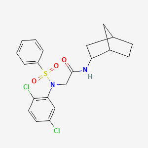 N~1~-bicyclo[2.2.1]hept-2-yl-N~2~-(2,5-dichlorophenyl)-N~2~-(phenylsulfonyl)glycinamide