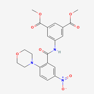 dimethyl 5-{[2-(4-morpholinyl)-5-nitrobenzoyl]amino}isophthalate