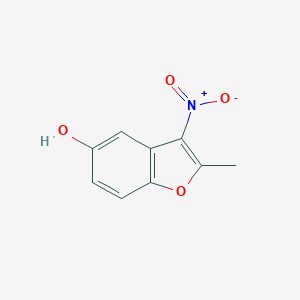molecular formula C9H7NO4 B421236 2-Methyl-3-nitro-1-benzofuran-5-ol CAS No. 126318-28-3