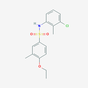 N-(3-chloro-2-methylphenyl)-4-ethoxy-3-methylbenzenesulfonamide