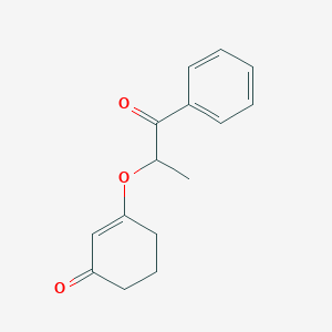 molecular formula C15H16O3 B421240 3-(1-Oxo-1-phenylpropan-2-yl)oxycyclohex-2-en-1-one 