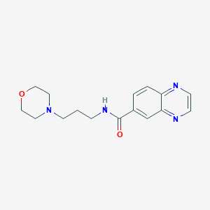 N-[3-(morpholin-4-yl)propyl]quinoxaline-6-carboxamide