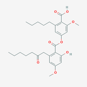 molecular formula C28H36O8 B042126 汇流酸 CAS No. 6009-12-7