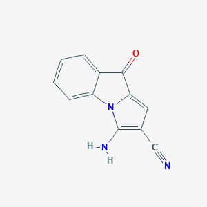 molecular formula C12H7N3O B421260 3-amino-9-oxo-9H-pyrrolo[1,2-a]indole-2-carbonitrile 