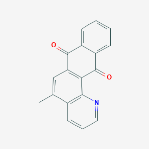 molecular formula C18H11NO2 B421270 5-Methylnaphtho[2,3-h]quinoline-7,12-dione 