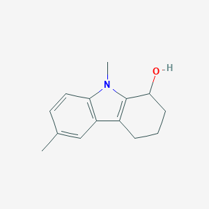 molecular formula C14H17NO B421271 6,9-Dimethyl-1,2,3,4-tetrahydrocarbazol-1-ol 