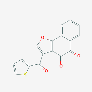 molecular formula C17H8O4S B421284 3-(2-Thienylcarbonyl)naphtho[1,2-b]furan-4,5-dione CAS No. 371952-13-5
