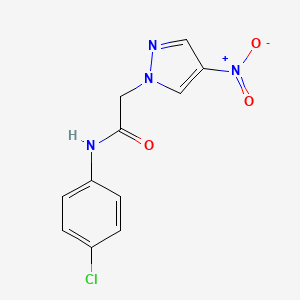 N-(4-chlorophenyl)-2-(4-nitro-1H-pyrazol-1-yl)acetamide