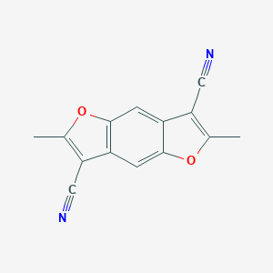 molecular formula C14H8N2O2 B421293 2,6-Dimethylfuro[2,3-f][1]benzofuran-3,7-dicarbonitrile 