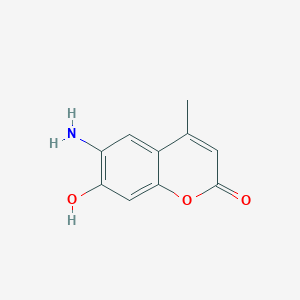 molecular formula C10H9NO3 B042130 6-氨基-7-羟基-4-甲基-2H-色酮 CAS No. 68047-36-9