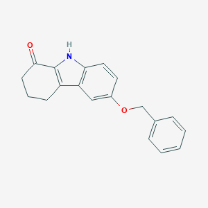 molecular formula C19H17NO2 B421305 6-(Benzyloxy)-2,3,4,9-tetrahydro-1H-carbazol-1-one 