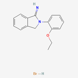 molecular formula C16H17BrN2O B4213063 2-(2-ethoxyphenyl)-3H-isoindol-1-imine;hydrobromide 