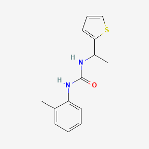 N-(2-methylphenyl)-N'-[1-(2-thienyl)ethyl]urea