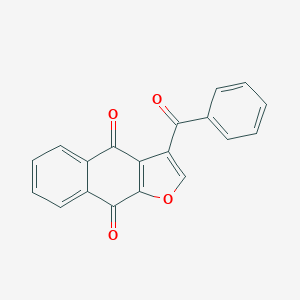 molecular formula C19H10O4 B421317 3-Benzoylbenzo[f]benzofuran-4,9-dione 