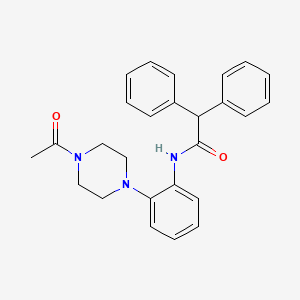 N-[2-(4-acetylpiperazin-1-yl)phenyl]-2,2-diphenylacetamide