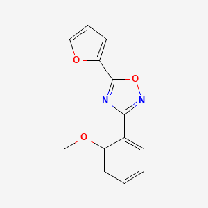 5-(furan-2-yl)-3-(2-methoxyphenyl)-1,2,4-oxadiazole