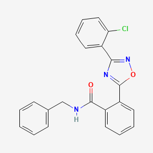 N-benzyl-2-[3-(2-chlorophenyl)-1,2,4-oxadiazol-5-yl]benzamide