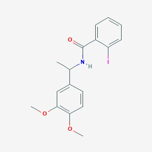 N-[1-(3,4-dimethoxyphenyl)ethyl]-2-iodobenzamide