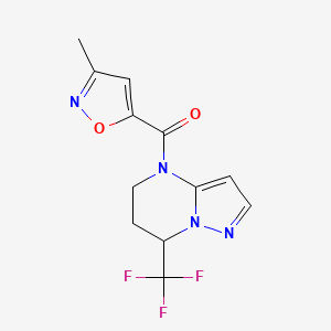 4-[(3-methyl-5-isoxazolyl)carbonyl]-7-(trifluoromethyl)-4,5,6,7-tetrahydropyrazolo[1,5-a]pyrimidine