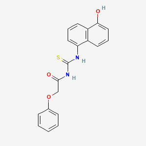 N-[(5-hydroxynaphthalen-1-yl)carbamothioyl]-2-phenoxyacetamide