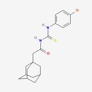 2-(1-adamantyl)-N-{[(4-bromophenyl)amino]carbonothioyl}acetamide