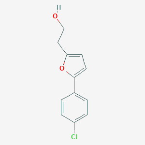 molecular formula C12H11ClO2 B421367 2-[5-(4-Chlorophenyl)-2-furyl]ethanol CAS No. 72310-66-8
