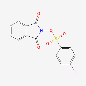 molecular formula C14H8INO5S B4213726 2-{[(4-iodophenyl)sulfonyl]oxy}-1H-isoindole-1,3(2H)-dione 