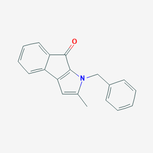 molecular formula C19H15NO B421374 1-benzyl-2-methylindeno[2,1-b]pyrrol-8(1H)-one 