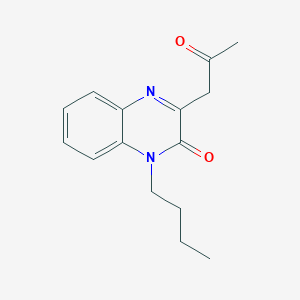 molecular formula C15H18N2O2 B421375 1-butyl-3-(2-oxopropyl)-2(1H)-quinoxalinone 