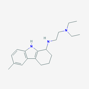 molecular formula C19H29N3 B421378 N,N-diethyl-N'-(6-methyl-2,3,4,9-tetrahydro-1H-carbazol-1-yl)ethane-1,2-diamine 