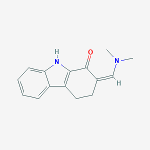 molecular formula C15H16N2O B421381 (2E)-2-(dimethylaminomethylidene)-4,9-dihydro-3H-carbazol-1-one CAS No. 169136-42-9