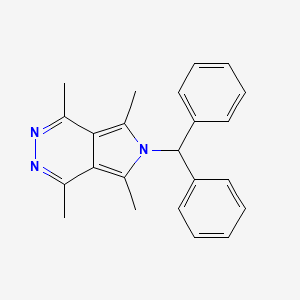 6-(diphenylmethyl)-1,4,5,7-tetramethyl-6H-pyrrolo[3,4-d]pyridazine