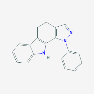 molecular formula C19H15N3 B421384 1-Phenyl-1,4,5,10-tetrahydropyrazolo[3,4-a]carbazole CAS No. 169136-36-1