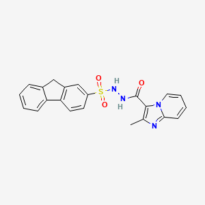 N'-(9H-fluoren-2-ylsulfonyl)-2-methylimidazo[1,2-a]pyridine-3-carbohydrazide