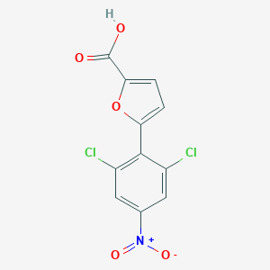 molecular formula C11H5Cl2NO5 B421390 5-{2,6-Dichloro-4-nitrophenyl}-2-furoic acid CAS No. 207399-23-3