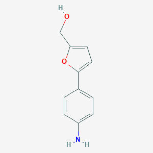 molecular formula C11H11NO2 B421401 [5-(4-Amino-phenyl)-furan-2-yl]-methanol CAS No. 54146-51-9