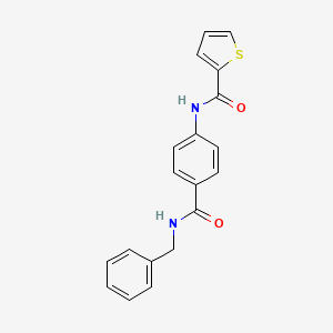 N-[4-(benzylcarbamoyl)phenyl]thiophene-2-carboxamide