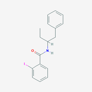 molecular formula C17H18INO B4214131 2-iodo-N-(1-phenylbutan-2-yl)benzamide 