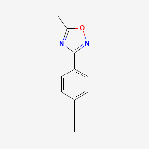 molecular formula C13H16N2O B4214189 3-(4-tert-butylphenyl)-5-methyl-1,2,4-oxadiazole 