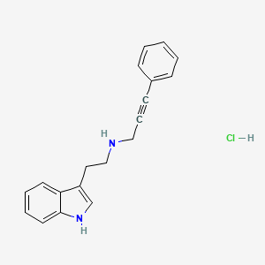 molecular formula C19H19ClN2 B4214191 N-[2-(1H-indol-3-yl)ethyl]-3-phenyl-2-propyn-1-amine hydrochloride 