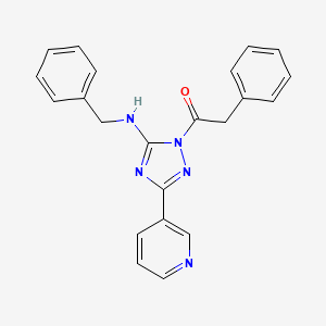 1-[5-(Benzylamino)-3-(pyridin-3-YL)-1H-1,2,4-triazol-1-YL]-2-phenylethan-1-one