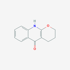 molecular formula C12H11NO2 B421435 2,3,4,10-Tetrahydropyrano[2,3-b]quinolin-5-one CAS No. 88696-55-3