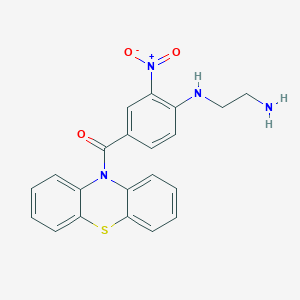 (2-aminoethyl)[2-nitro-4-(10H-phenothiazin-10-ylcarbonyl)phenyl]amine