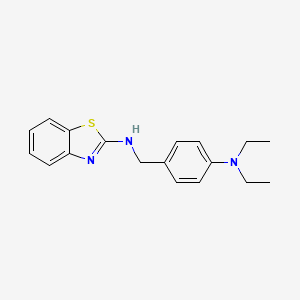 N-[4-(diethylamino)benzyl]-1,3-benzothiazol-2-amine