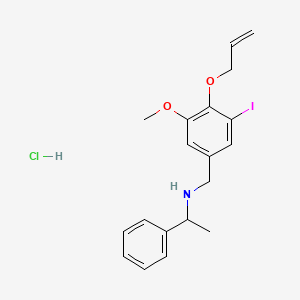 N-[4-(allyloxy)-3-iodo-5-methoxybenzyl]-1-phenylethanamine