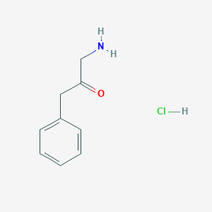 molecular formula C9H12ClNO B042148 1-Amino-3-phenylpropan-2-one hydrochloride CAS No. 41173-00-6