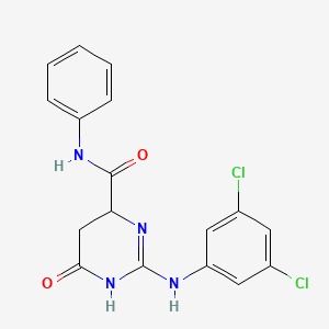 2-[(3,5-dichlorophenyl)amino]-6-oxo-N-phenyl-3,4,5,6-tetrahydro-4-pyrimidinecarboxamide