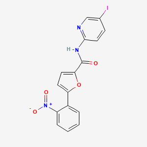 N-(5-iodopyridin-2-yl)-5-(2-nitrophenyl)furan-2-carboxamide