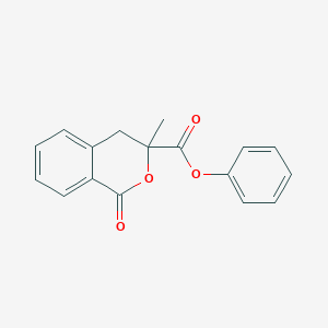 phenyl 3-methyl-1-oxo-3,4-dihydro-1H-isochromene-3-carboxylate