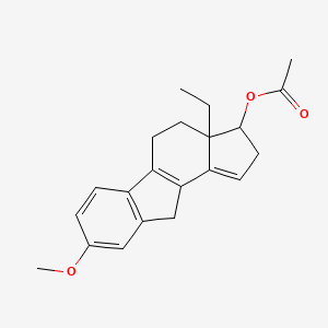 (3a-ethyl-8-methoxy-3,4,5,10-tetrahydro-2H-cyclopenta[a]fluoren-3-yl) acetate